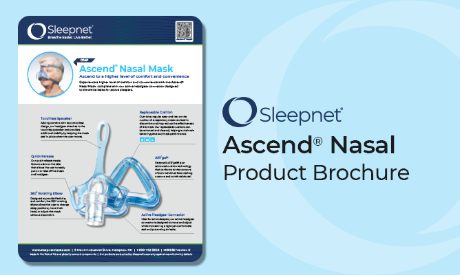 Sleepnet Ascend Nasal Mask Product Brochure