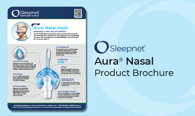 Sleepnet Aura Nasal Mask Product Brochure