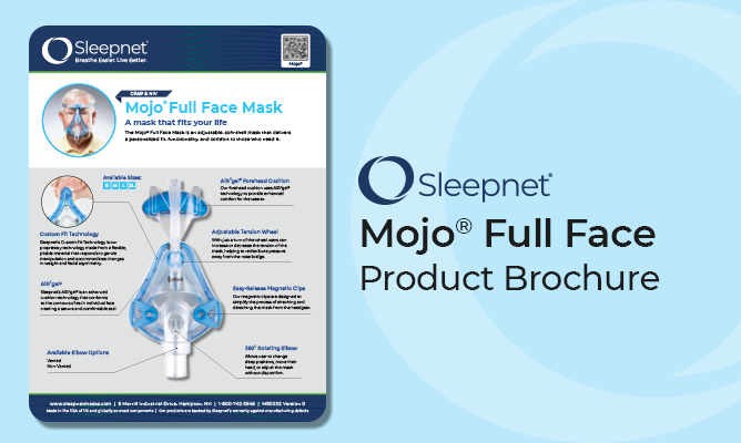 Sleepnet Mojo Full Face Mask Product Brochure