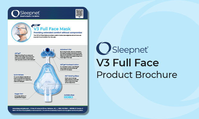 Sleepnet V3 Full Face Mask Product Brochure