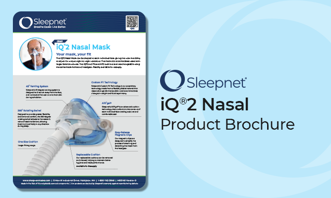Sleepnet iQ2 Nasal Product Brochure