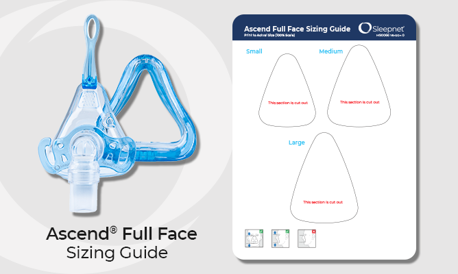 Sleepnet Ascend Full Face Mask Sizing Guide