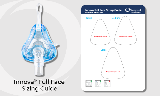 Sleepnet Innova Full Face Mask Sizing Guide