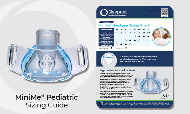 Sleepnet MiniMe Pediatric Nasal Mask Sizing Guide