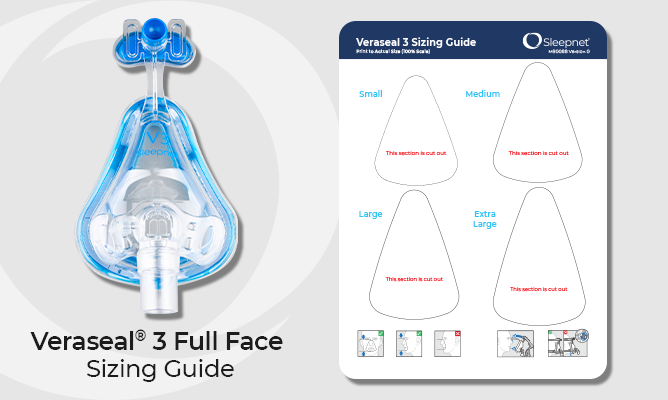 Sleepnet Veraseal 3 Full Face Mask Sizing Guide
